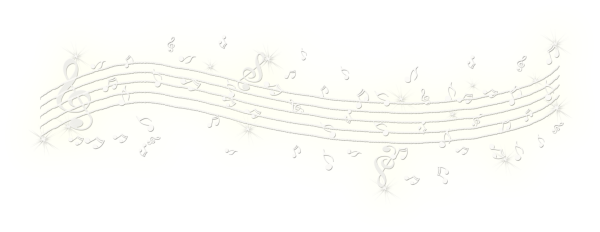 Нотный стан на белом фоне