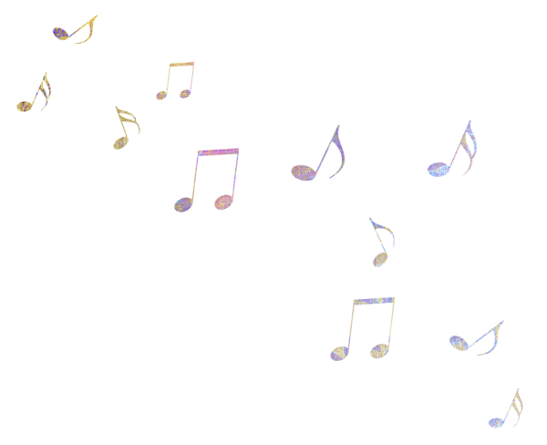 Нотки на прозрачном фоне