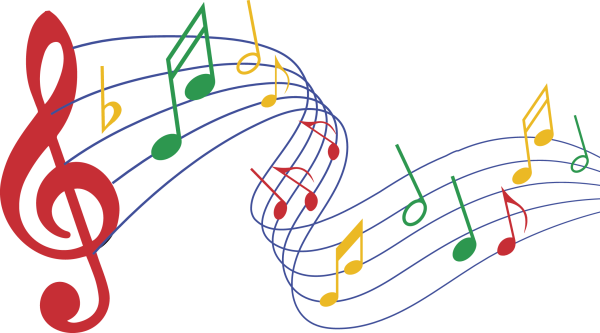 Нотки на прозрачном фоне