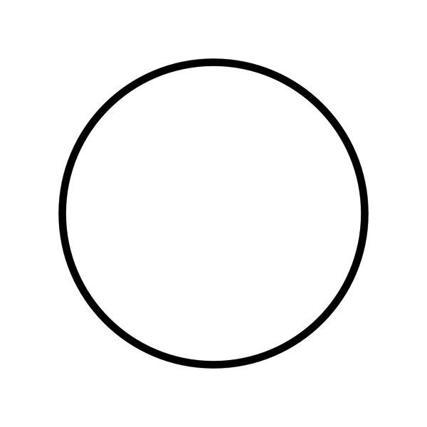 Круг на прозрачном фоне