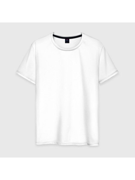 Футболка форвард мужская белая оверсайз