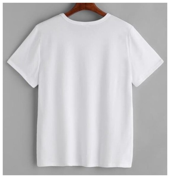 Белая футболка оверсай