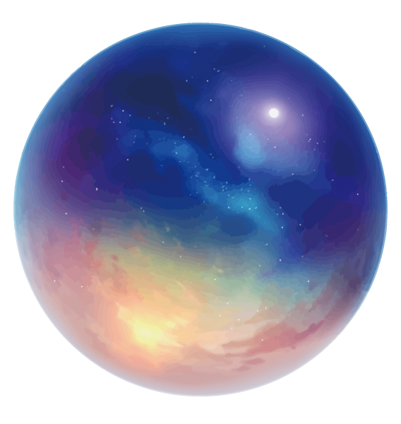 Планеты с празрачном фоном