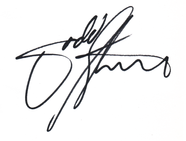 Подпись без фона