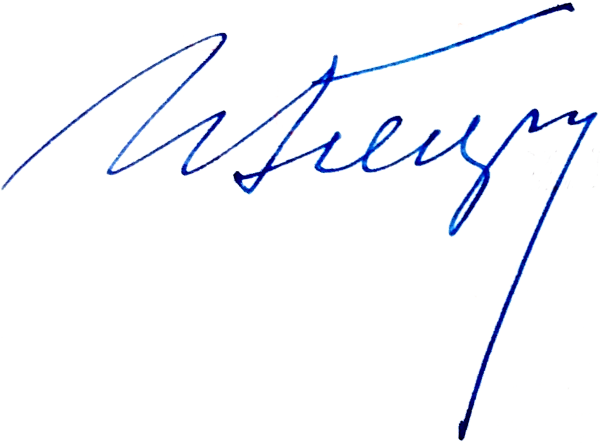 Подпись без фона