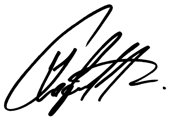 Подпись на прозрачном фоне