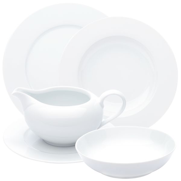 Посуда на белом фоне