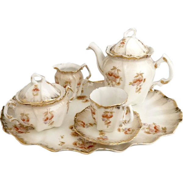 Сервиз чайный фарфоровый