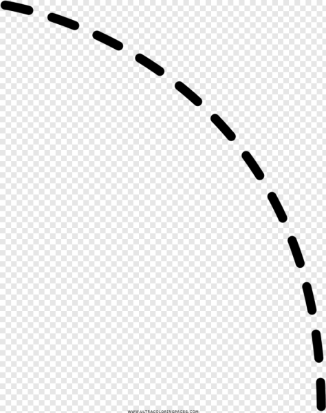 Пунктирная линия на прозрачном фоне
