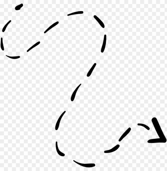 Кривые пунктирные линии