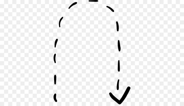 Пунктирная стрелочка