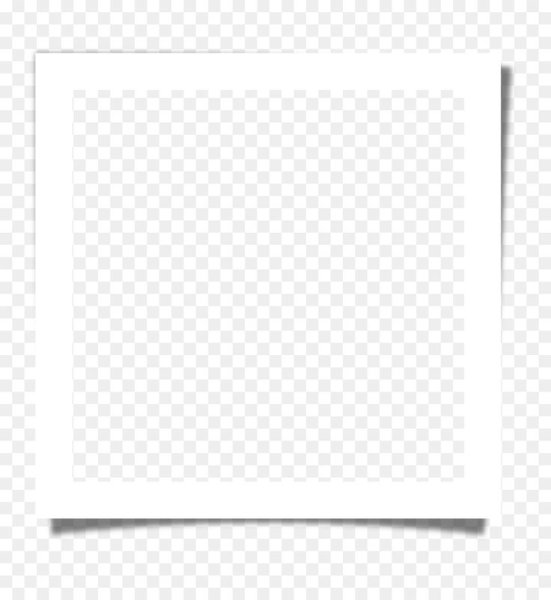 Белая рамка для фотошопа на прозрачном фоне квадратная