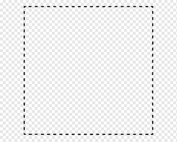 Пунктирная прямоугольная рамка