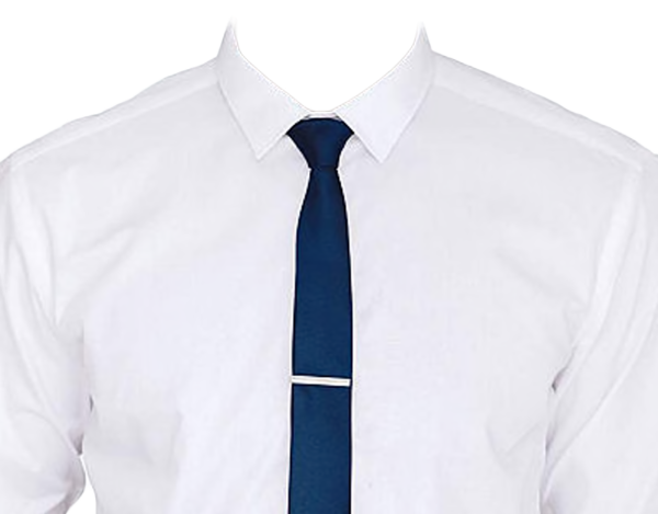 Белая рубашка с галстуком