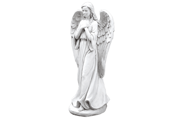 Скульптура на белом фоне