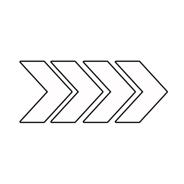 Белая стрелка на прозрачном фоне