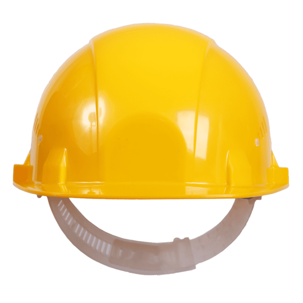 Каска защитная СОМЗ-55 на голове