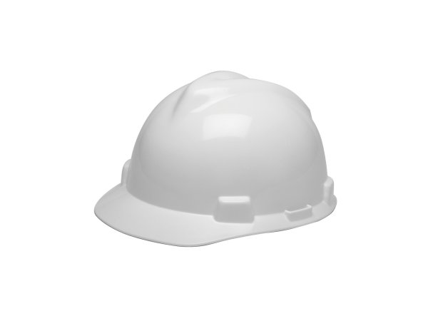 Каска строительная белая