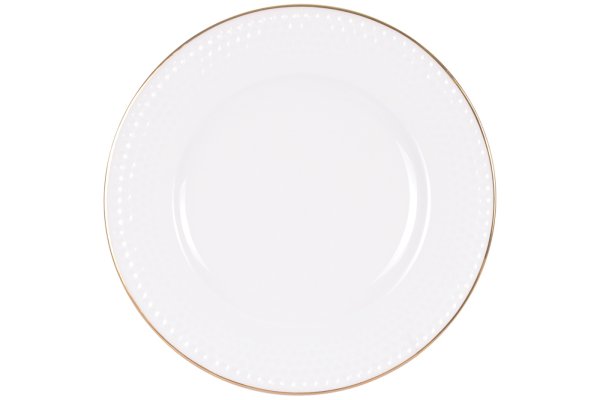 Белая тарелка