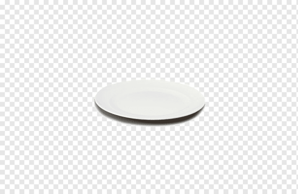 Тарелка белая круглая