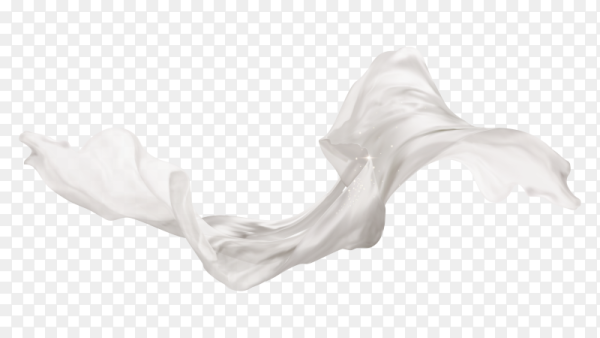 Развивающаяся белая ткань