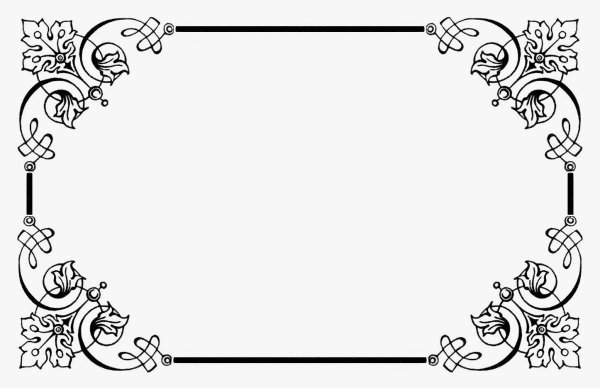 Узорная рамка для текста