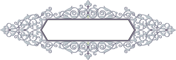 Узорная рамка для надписи