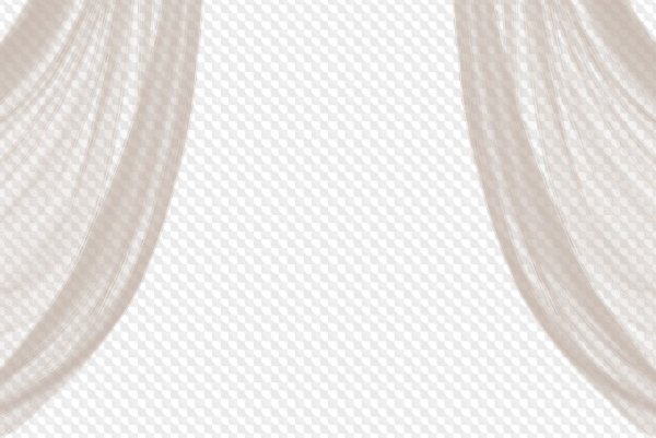 Тюль полупрозрачная