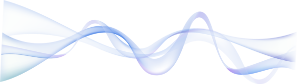 Красивая белая линия на прозрачном фоне