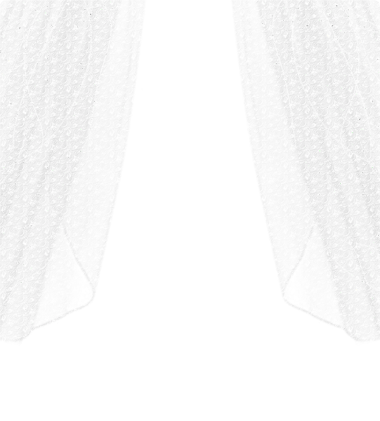 Тюль белый прозрачный