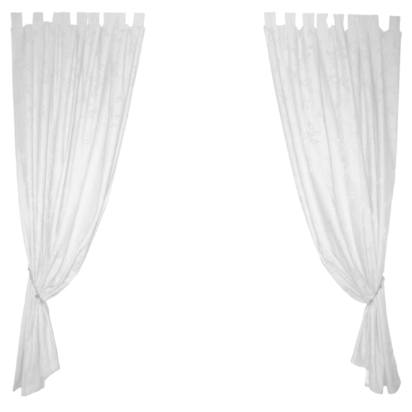 Шторы на белом фоне