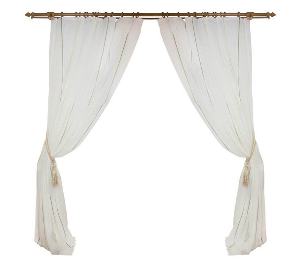 Белые шторы