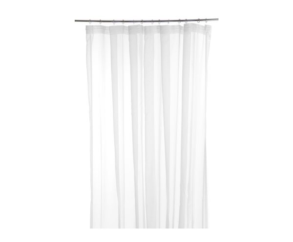 Шторы белые полупрозрачные