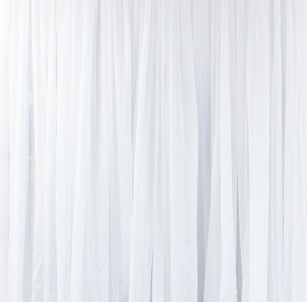 Тюль белый прозрачный
