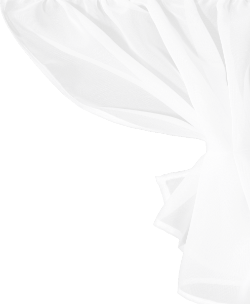 Тюль на белом фоне