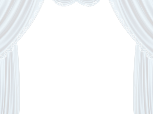 Занавески на белом фоне