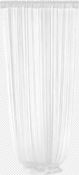 Белая тюль на прозрачном фоне