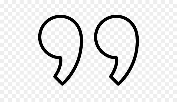 Запятая трафарет