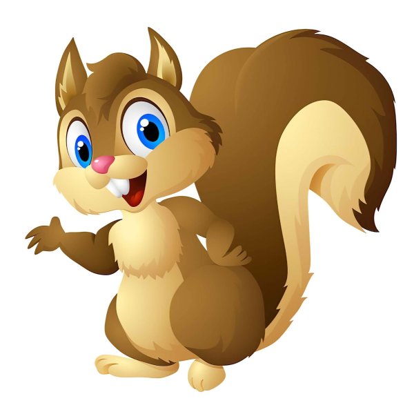 Бельчонок из мультика