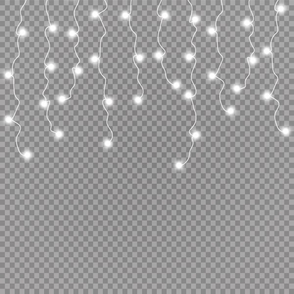 Светящаяся гирлянда для фотошопа