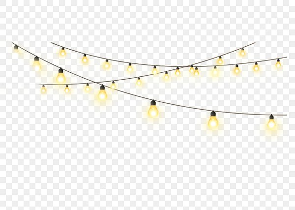 Гирлянда желтая