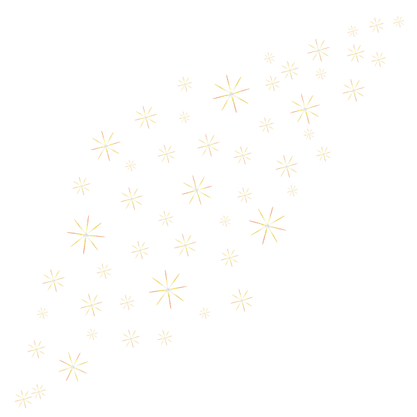 Блики звездочки на прозрачном фоне