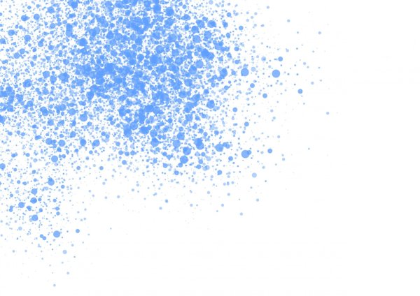 Голубые пятна на белом фоне