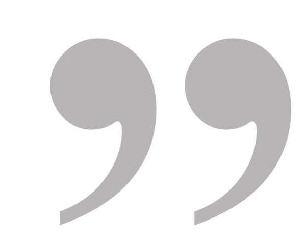 Кавычки без фона