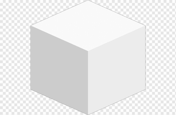 Куб белый прозрачный