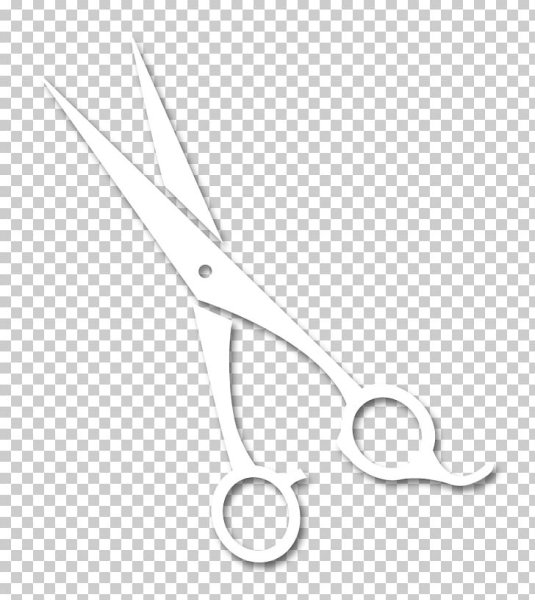 Ножницы парикмахерские вектор