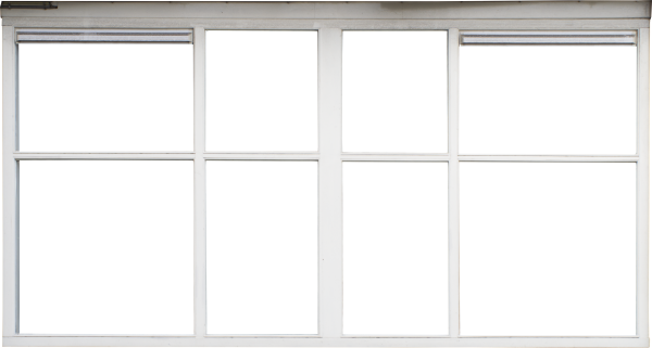 Прозрачная оконная рама