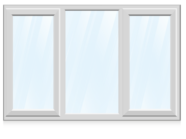 Пластиковое окно без фона