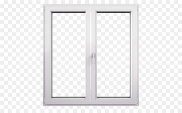 Пластиковое окно на прозрачном фоне