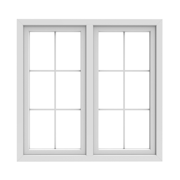 Окно на белом фоне